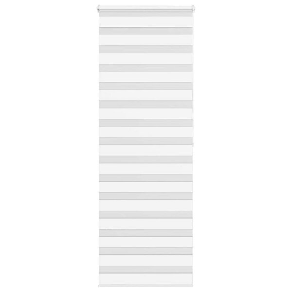 vidaXL Store zèbre blanc 90x200 cm largeur du tissu 85 9 cm polyester