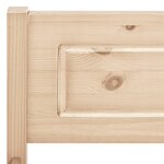 vidaXL Cadre de lit Bois de pin massif 90x200 cm