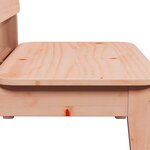 vidaXL Chaises de jardin lot de 2 60x52 5x72 cm bois massif de douglas