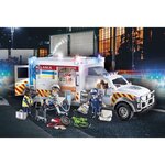 PLAYMOBIL 70936 - City Action Ambulance avec secouristes et blessé