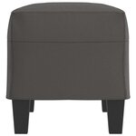 Banc banquette 70 x 35 x 41 cm synthétique gris 02_0010617