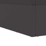 vidaXL Foyer de cheminée Noir 60 x 60 x 35 cm Acier