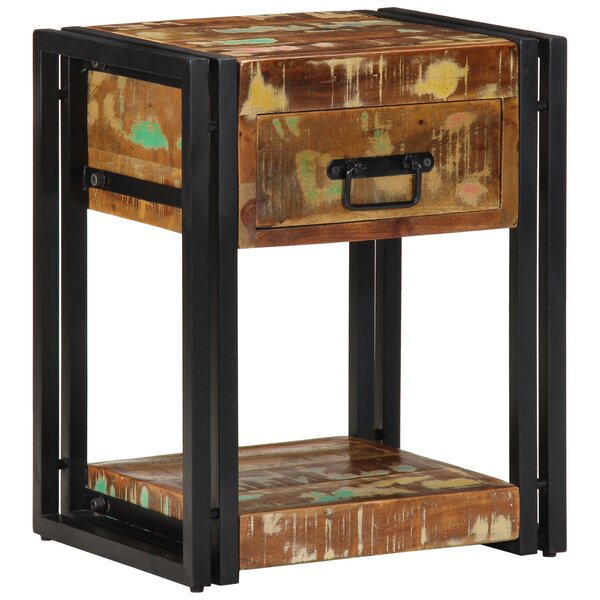 vidaXL Cabinets de chevet 2 Pièces 40x35x50 cm Bois massif récupéré