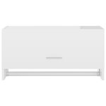 vidaXL Garde-robe blanc brillant 70x32 5x35 cm bois d'ingénierie