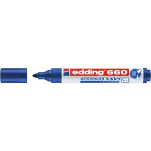Marqueur pour Tableaux Blancs 660 Bleu Pointe Ronde 1 5-3 mm EDDING