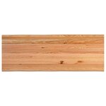 vidaXL Table à manger avec bord vivant 220x80x74 cm bois massif chêne