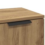 vidaXL Buffet chêne artisanal 30 x 30 x 70 cm Bois d'ingénierie