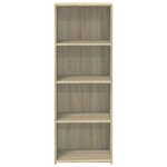 vidaXL Buffet haut chêne sonoma 45x41x124 cm bois d'ingénierie