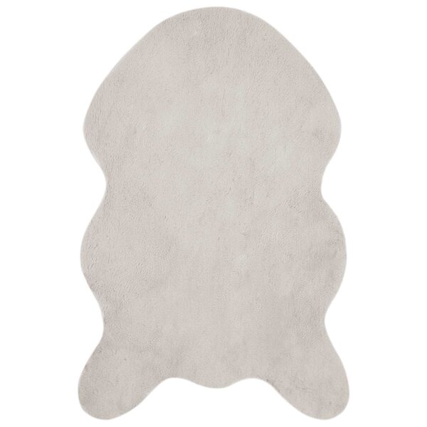vidaXL Tapis en Fourrure Synthétique de Lapin Olite Beige 50 x 80 cm