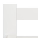 vidaXL Cadre de lit sans matelas blanc bois de pin massif 140x200 cm