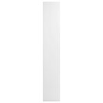 vidaXL Armoires à CD 2 Pièces Blanc brillant 21x16x93 5 cm
