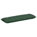 vidaXL Coussin de Dos Vert Jungle 160 x 50 cm Tissu en velours côtelé