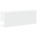 vidaXL Armoire murale 80x20x30 cm blanc bois d'ingénierie