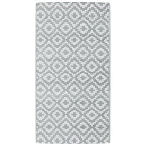 vidaXL Tapis d'extérieur ARAKIL gris 80 x 150 cm PP