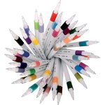 Etui de 10 feutres emott 'essential colors' pointe fine assortis uni-ball