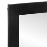 vidaXL Miroir de salle de bain 55x1x60cm verre et bois massif manguier