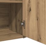 vidaXL Buffet chêne artisanal 60x30x75 cm bois d'ingénierie