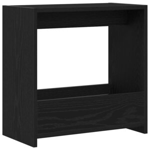 Table d'appoint vidaXL en chêne noir 50x26x50 cm en bois d'ingénierie