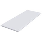 vidaXL Coussins de Matelas Blanc 80 x 200 cm