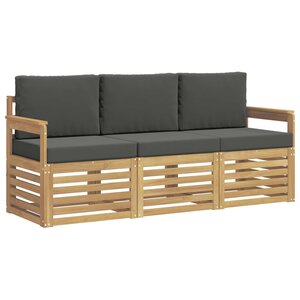vidaXL Ensembles de canapés Bois d'Acacia Massif