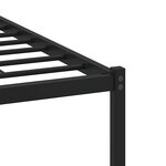 vidaXL Cadre de lit sans matelas avec tête de lit 150x200 cm