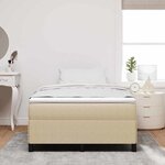 vidaXL Cadre de lit Vert gris 120 x 200 cm Tissu en velours côtelé