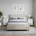 vidaXL Cabinet de chevet mural 2 pc Blanc 34 5 x 33 x 40 cm