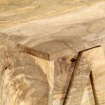 vidaXL Meuble alphabétique avec 6 tiroirs 120x35x79 cm Manguier massif