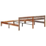 vidaXL Cadre de lit sans matelas bois massif 200x200 cm