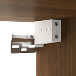 vidaXL Armoire murale suspendue Chêne marron 69 5x34x90 cm