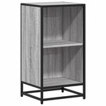 vidaXL Bibliothèque sonoma gris 40x35x76 cm bois d'ingénierie