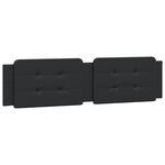 vidaXL Cadre de lit sans matelas noir 200x200 cm similicuir