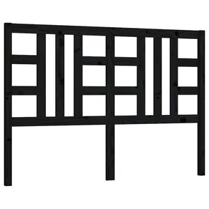 vidaXL Tête de lit Noir 166x4x100 cm Bois massif de pin