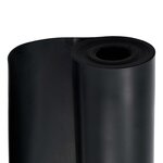 vidaXL Tapis de sol Noir 1 2 x 5 m Caoutchouc