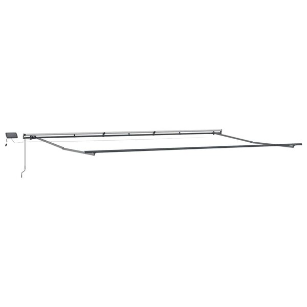 vidaXL Auvent avec Anthracite 6 × 3 5 m Métal