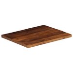 vidaXL Dessus de table 60x50x3 8 cm rectangulaire bois massif récupéré