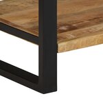 vidaXL Porte-vêtements 80x40x190 cm bois de manguier massif brut