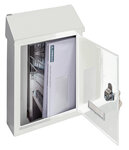 Boîte aux Lettres en Acier Sérigraphié  Smart Graphic E5721-SAL  Fente  Blanc