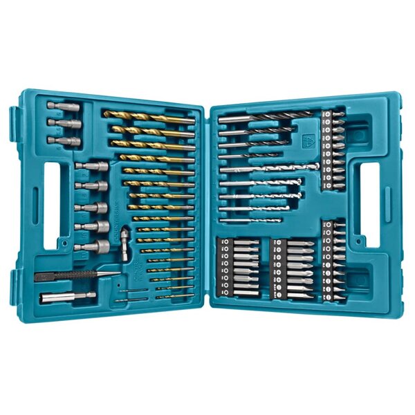Makita Ensemble de forets et embouts de vissage 75 Pièces Argenté