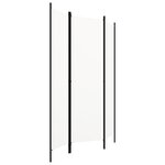 vidaXL Cloison de séparation 3 panneaux Blanc 150x180 cm