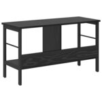 vidaXL Étagère Chêne noir 82 x 32 x 47 cm Bois d'ingénierie