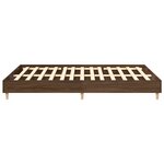vidaXL Cadre de lit sans matelas chêne marron 140x200 cm