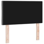 vidaXL Tête de lit avec des lumières à LED Réglable Gris 80 cm tissu