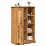 vidaXL Cabinet de salle de bain VIGO marron miel 67 5 x 34 x 110 cm