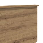 vidaXL Tête de lit Chêne artisanal 120 cm Bois d'ingénierie