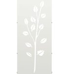 vidaXL Portant de bois chauffage blanc 40x30x80 cm