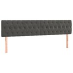 vidaXL Sommier à lattes de lit et matelas gris foncé 120x190cm velours