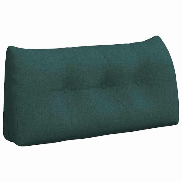 vidaXL Coussin de Dos Vert foncé 100 x 24 x 50 cm tissu