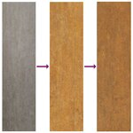 vidaXL Jardinière rouillé 280x80x40 cm acier inoxydable