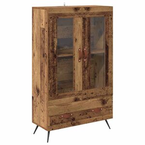 vidaXL Haut Armoire avec tiroir Bois Ancien 69 5 x 31 x 115 cm